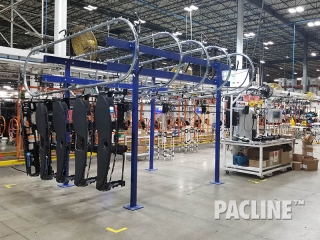 Over Under Gravity Conveyors for Buffering Instrument Panels