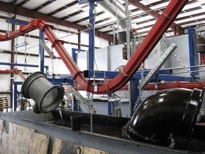 Conveyor Handles 400 lb Parts for Paint Finishing