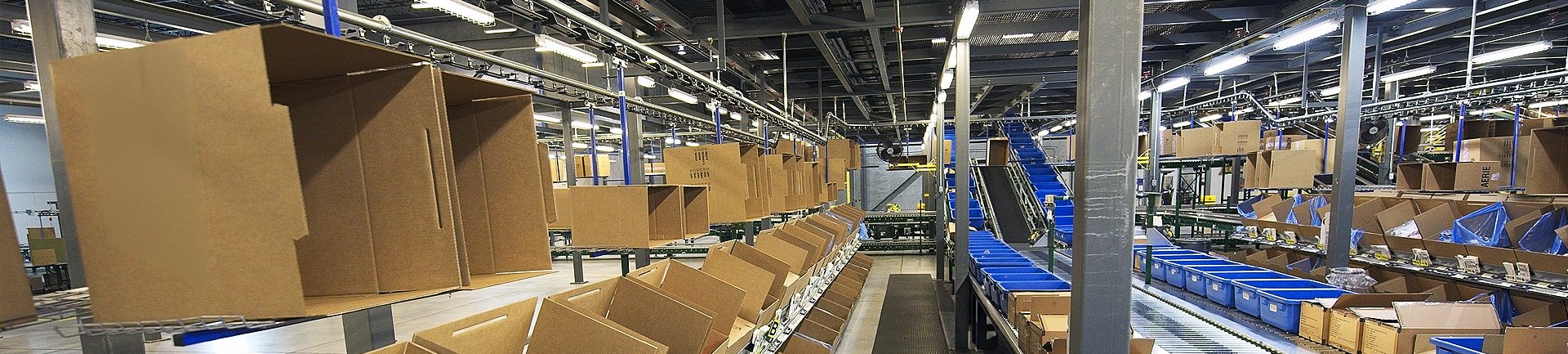 monorail conveyors for order fulfillment operations.