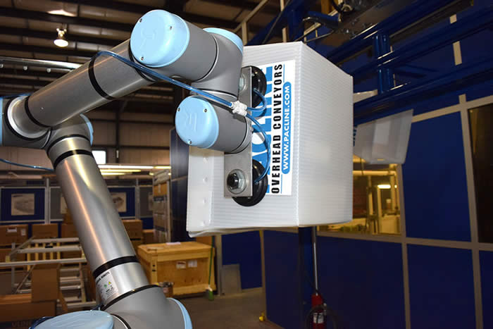 Pacline Overhead Conveyors takes Empty Carton Handling UP Another Level
