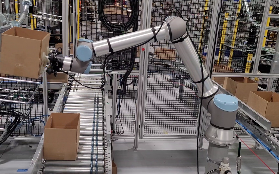 Automated material handling systems for warehouses